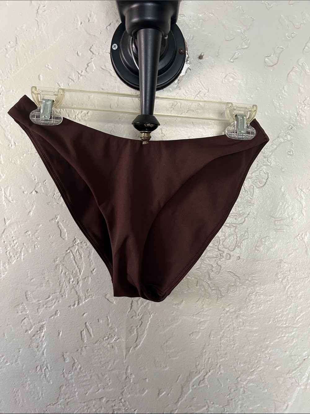 Negative Swim Scoop Brief in Espresso